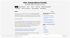 Desktop Screenshot of irishjurisprudencesociety.org