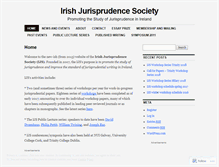 Tablet Screenshot of irishjurisprudencesociety.org